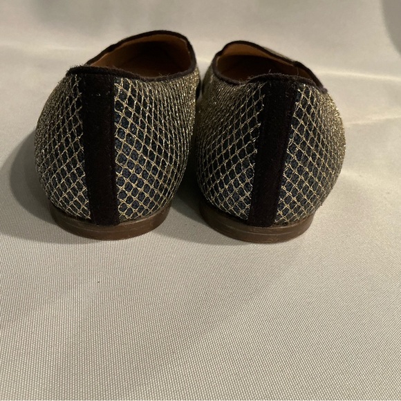 J Crew Metallic Flats size 7.5 - Picture 3 of 5